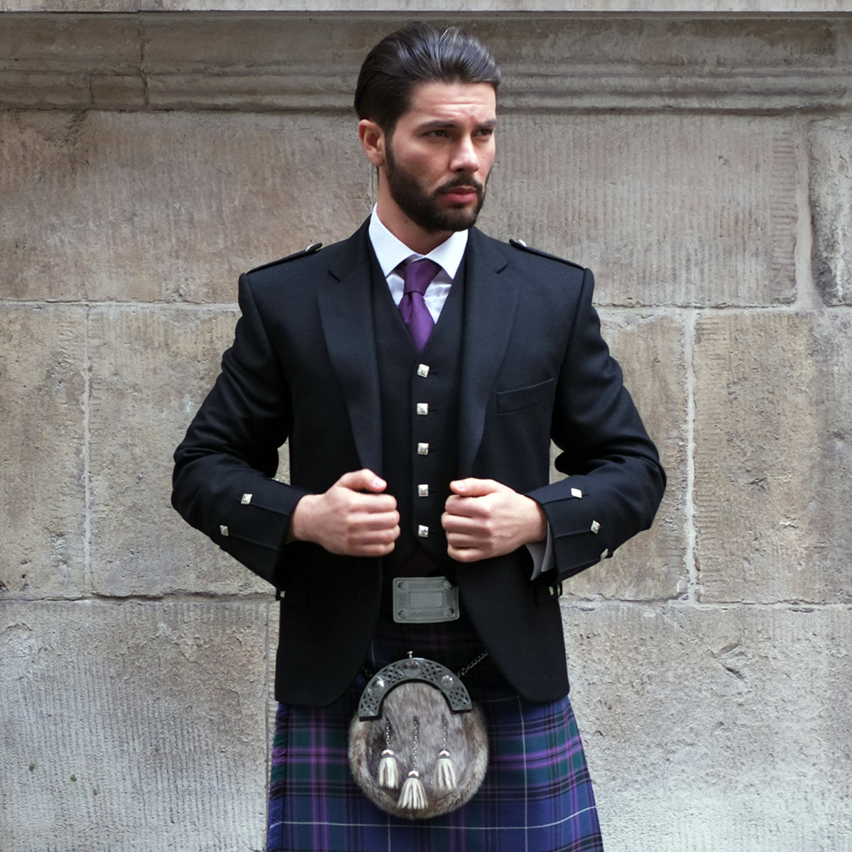 Argyll jacket and clearance waistcoat