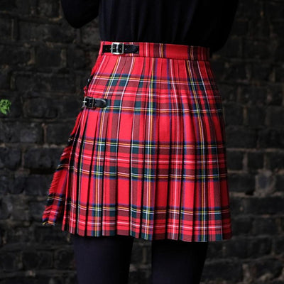 Womans Mini Kilt in Royal Stewart Tartan