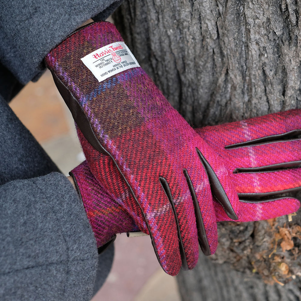 Harris tweed gloves clearance ladies