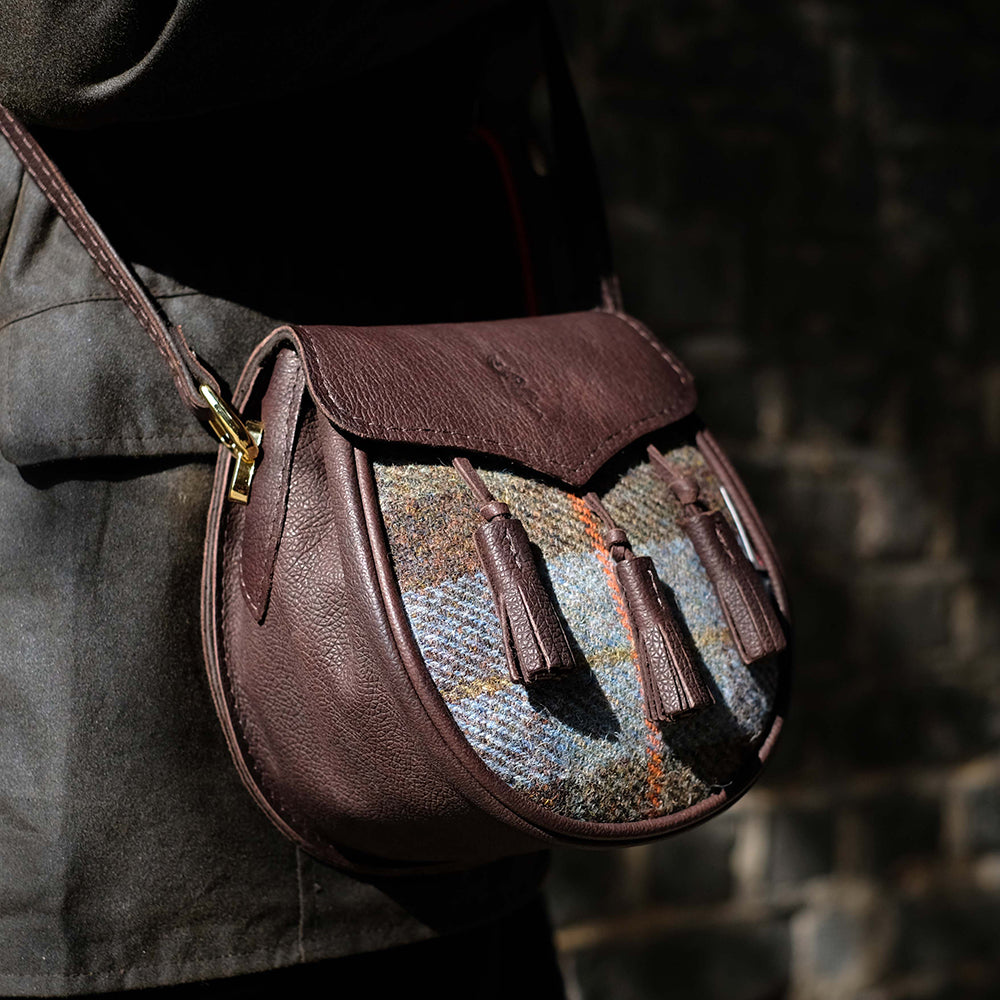 Hunting MacLeod Harris Tweed Sporran Bag