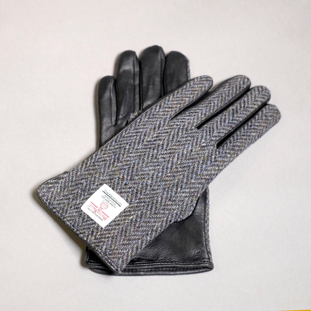 harris tweed handschuhe damen Womens Harris Tweed and Leather Gloves