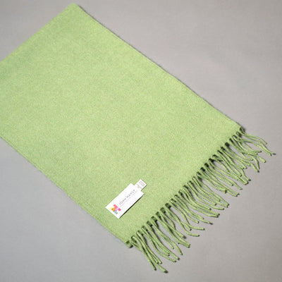 Pure merino wool scarf in Light GreenPure merino wool scarf in Light Green
