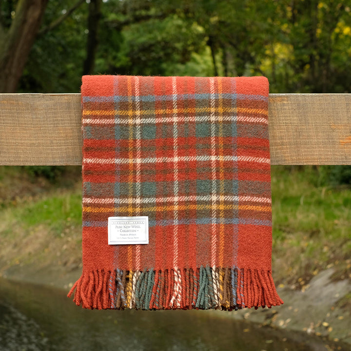 Vintage wool blanket throw selling