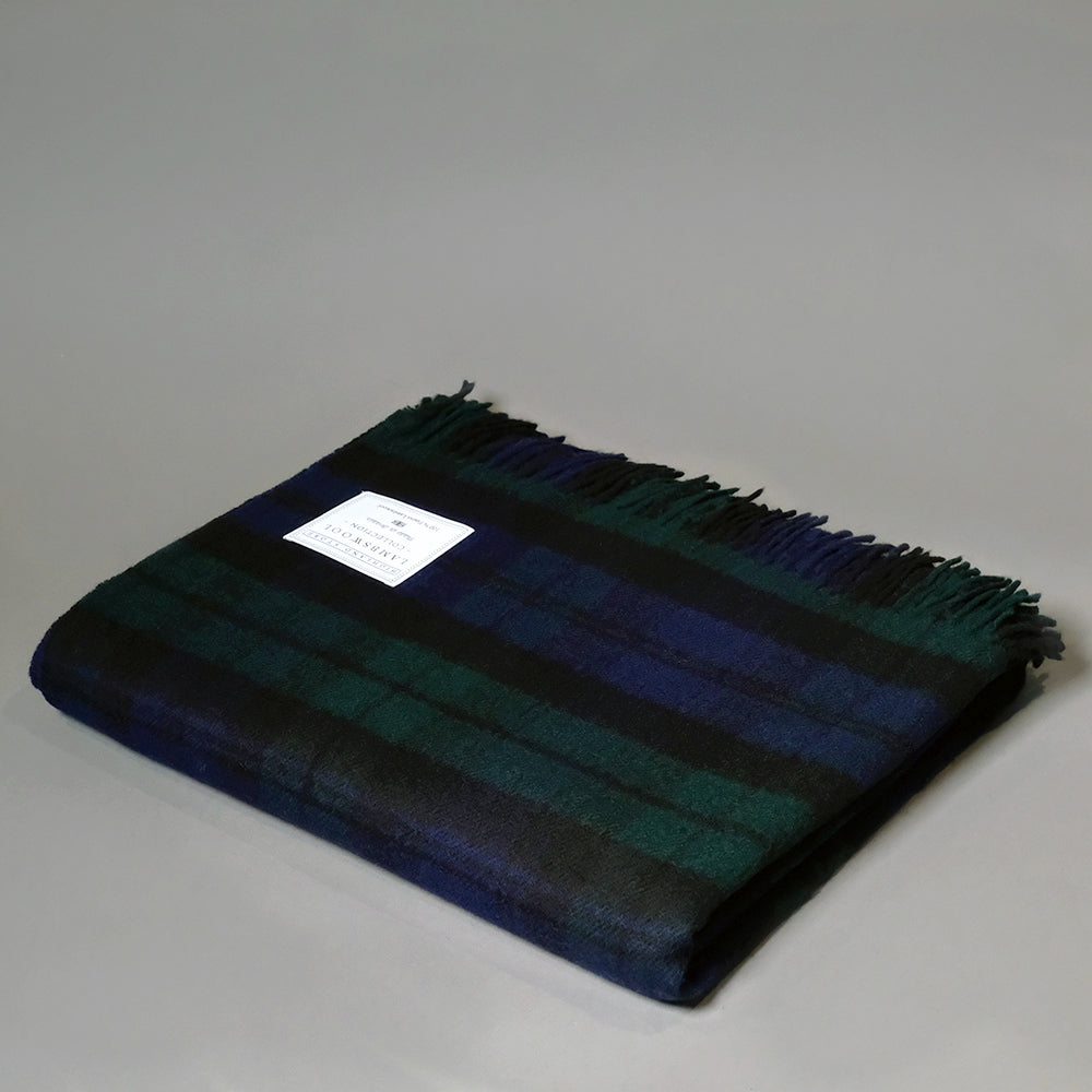 Black wool blanket top