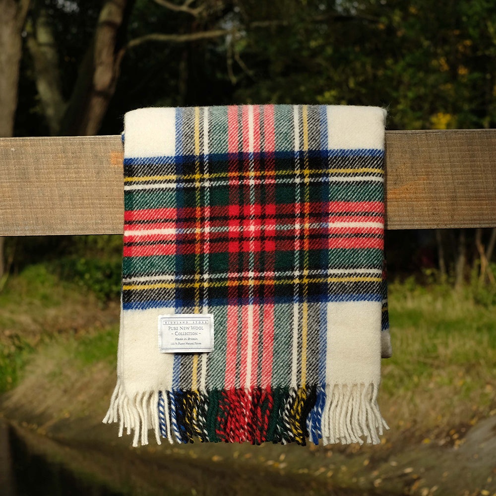 Stewart plaid blanket sale