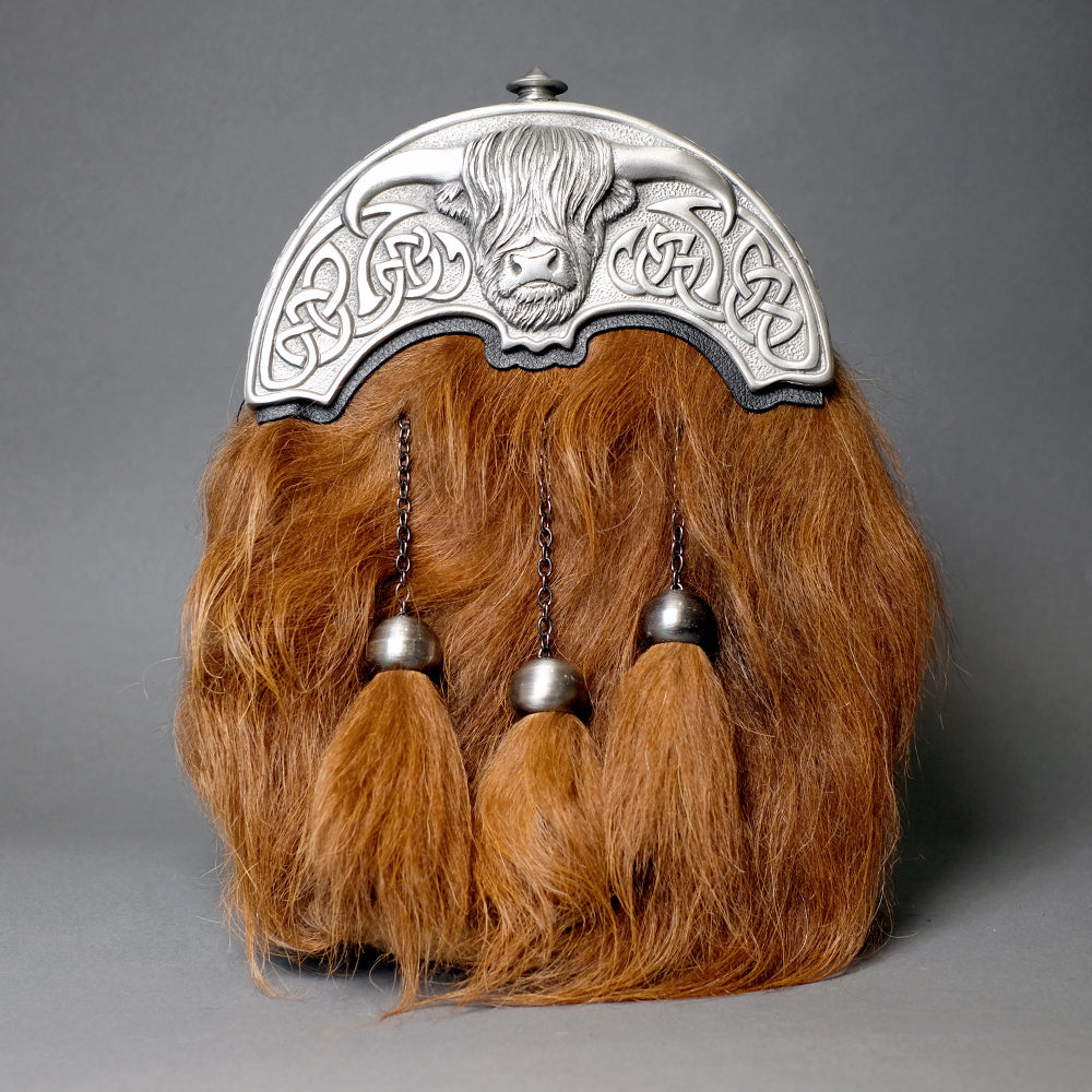 Highland Cow Dress Sporran With Highland Cow Cantle – Highland Store