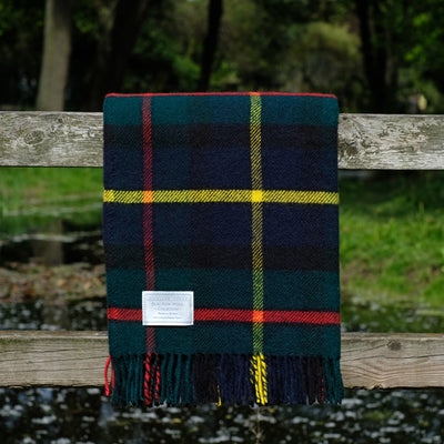 Pure Wool Throw in Hunting Macleod Tartan