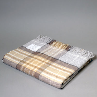 Merino Wool MacKellar Tartan Blanket