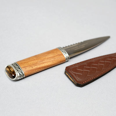 Sgian Dubh with Rosewood and Cairngorm Handle