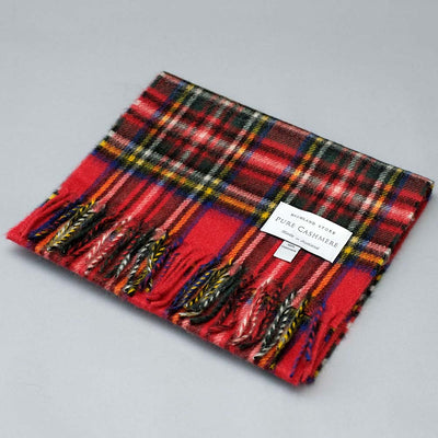 Cashmere scarf in Royal Stewart Tartan