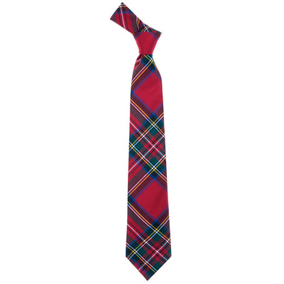 Pure Wool Stewart Royal Modern Tartan Tie