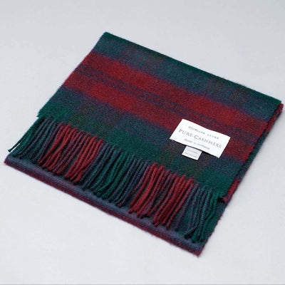 Cashmere scarf in Lindsay Tartan