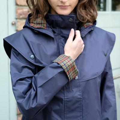 Classic Cotswold Raincoat in Navy